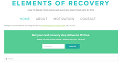 Desktop Screenshot of elementsofrecovery.com